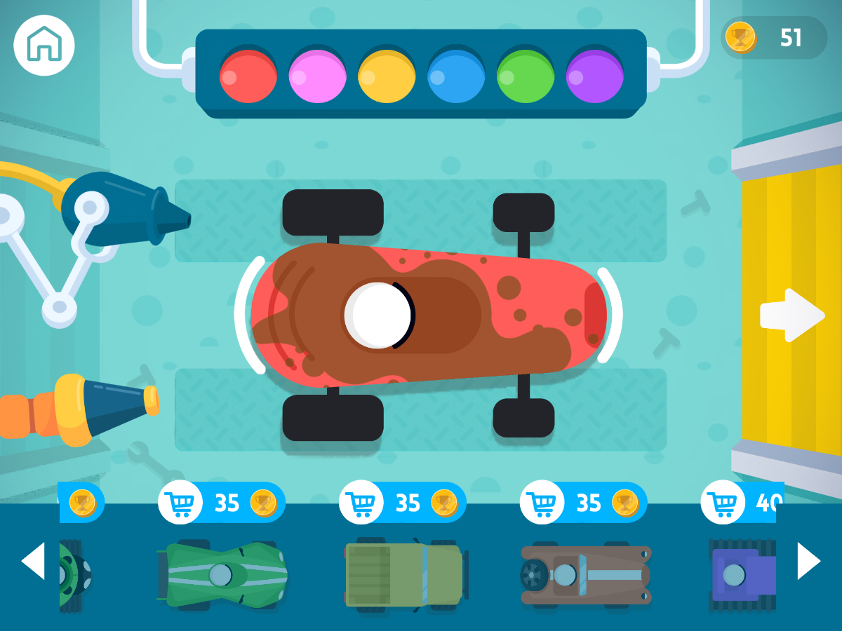 洗車すると汚れがすっきり！ 演出として心地よくて、また洗いに来たくなる