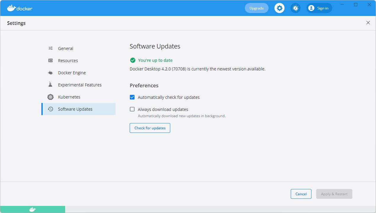 すべてのサブスクリプションで［Automatically check for updates］（自動でアップデートをチェックする）オプションが利用できるように