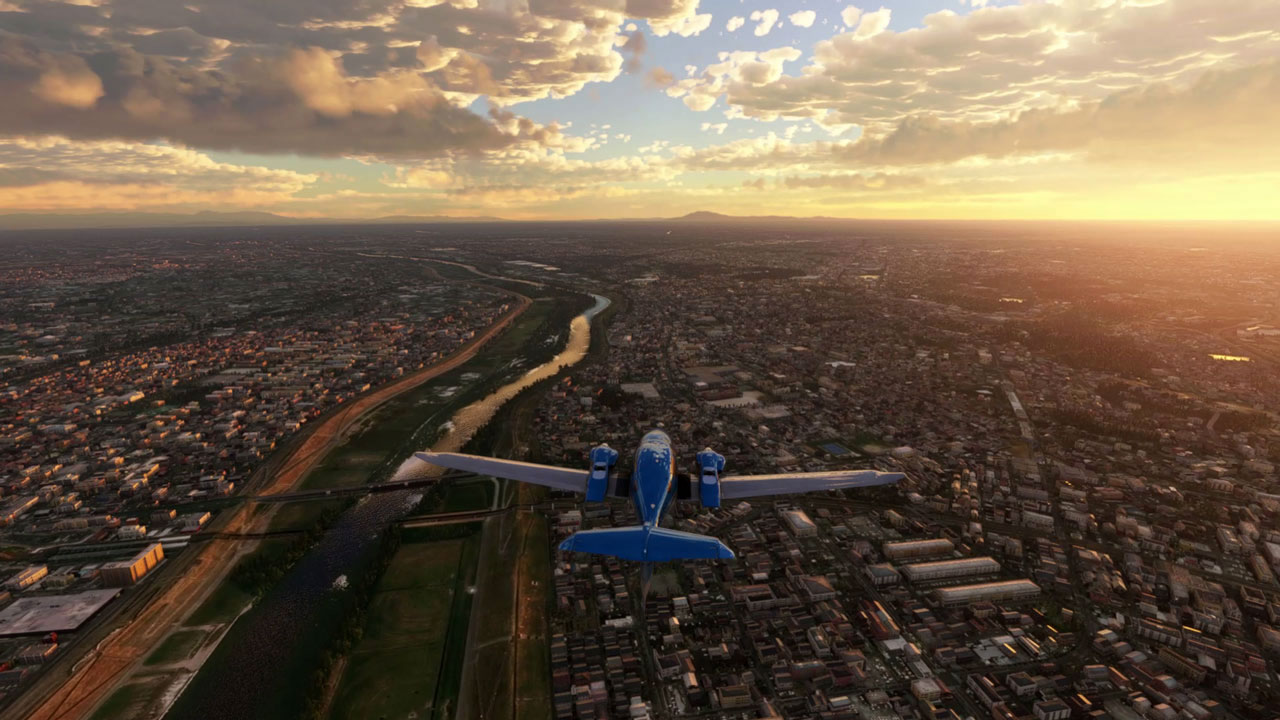 都心近辺なら自宅を目指して飛ぶのも楽しい