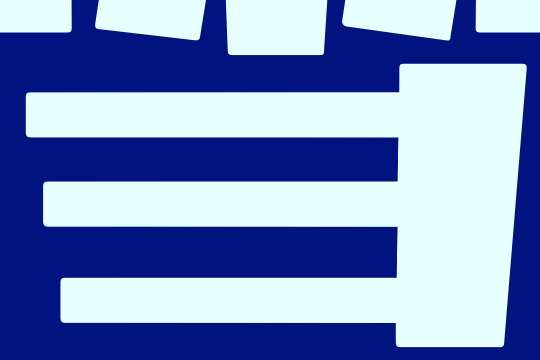 拡大すると線の角が丸く処理されている