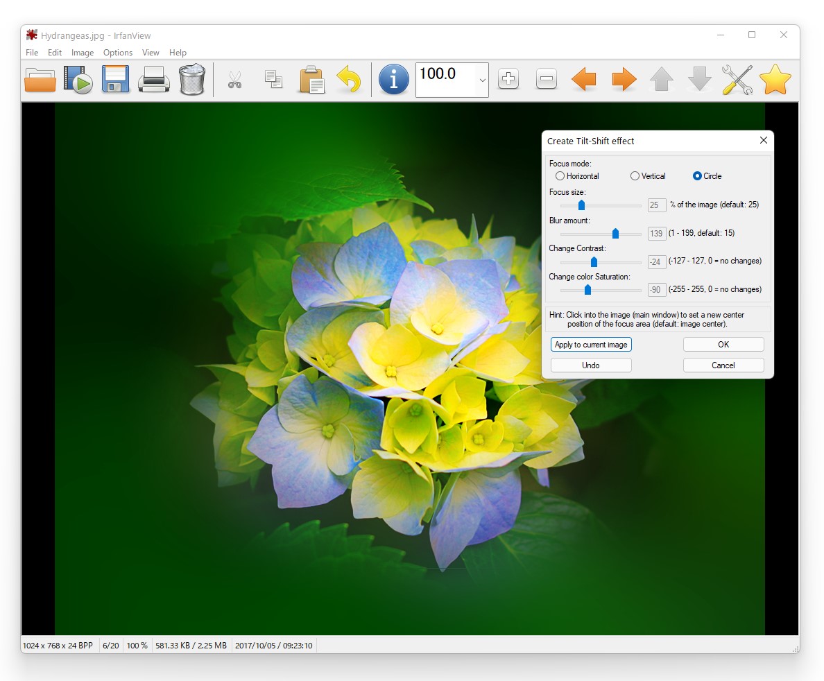 チルトシフト効果