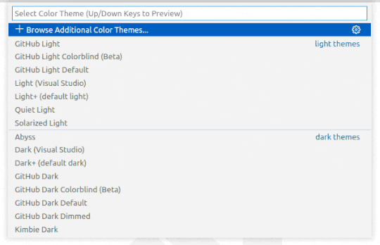 テーマカラーをインストールせずに体験