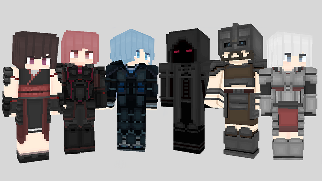 収録されている戦士（左から）1～6