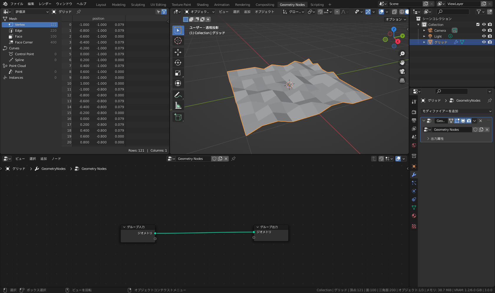 新規ノードツリー