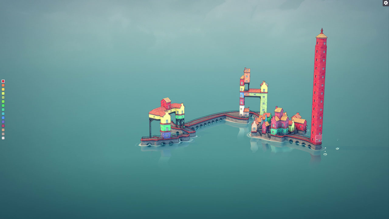 いろんな形の土地や家を作ってみる