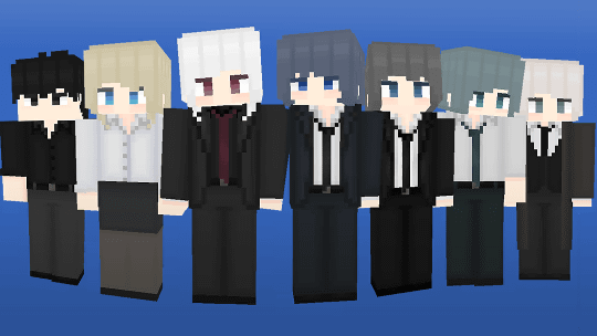 マイクラ に黒いスーツを身にまとうスキン 黒の捜査官 が登場 窓の杜