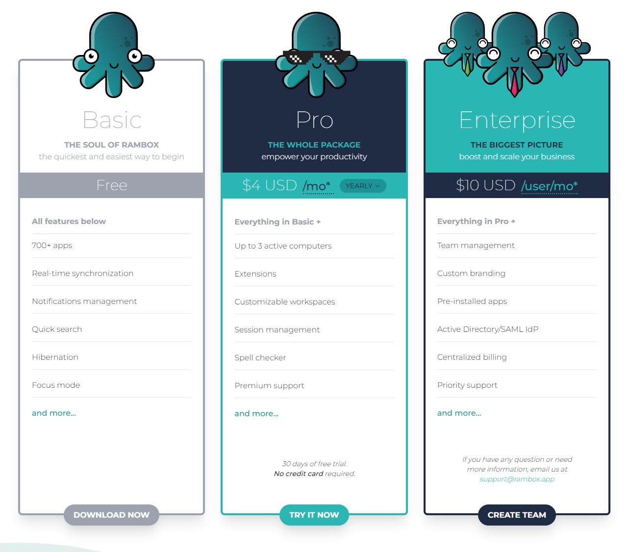価格と機能比較