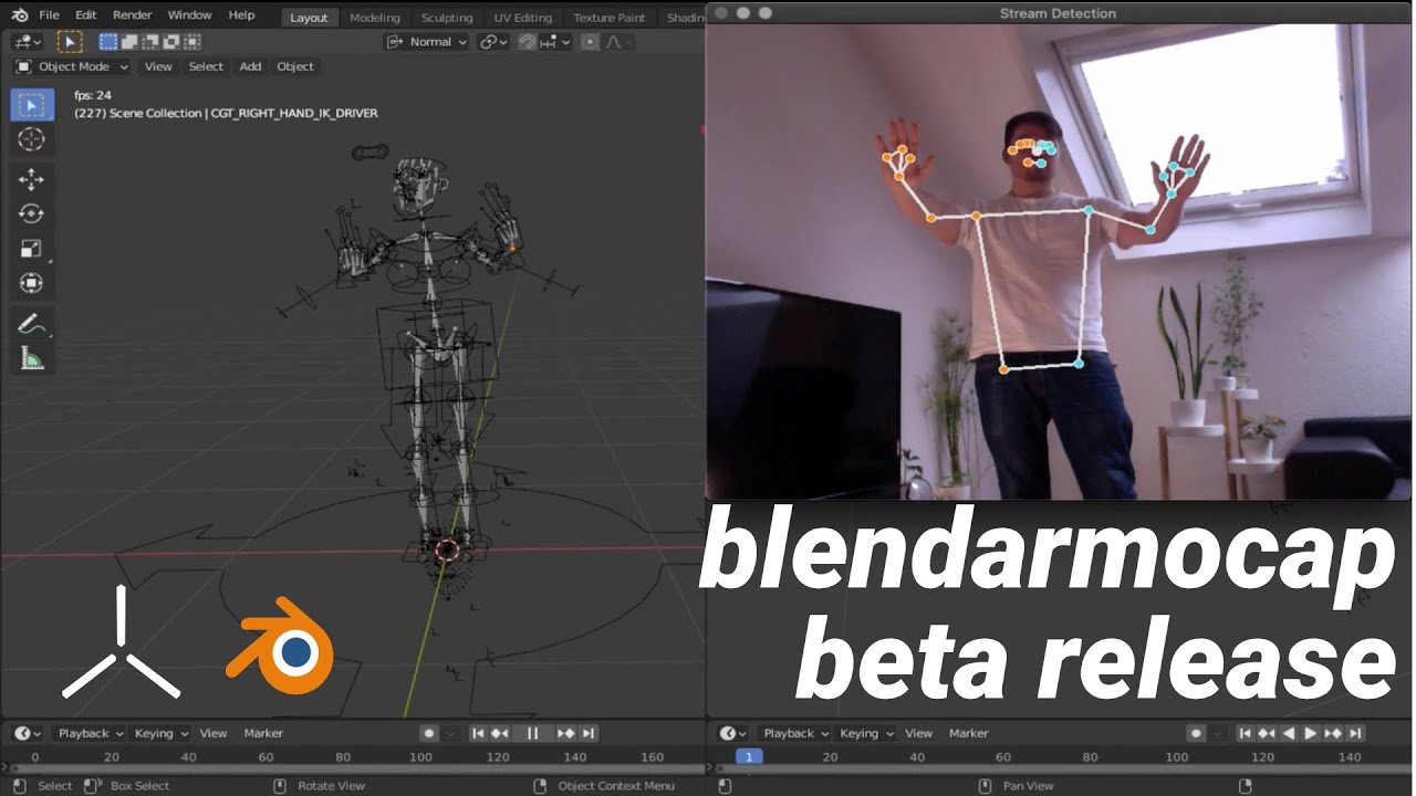 Webカメラだけでリアルタイムのモーショントラッキングを実現する「Blender」アドオン「BlendArMocap」がベータ版として無償公開