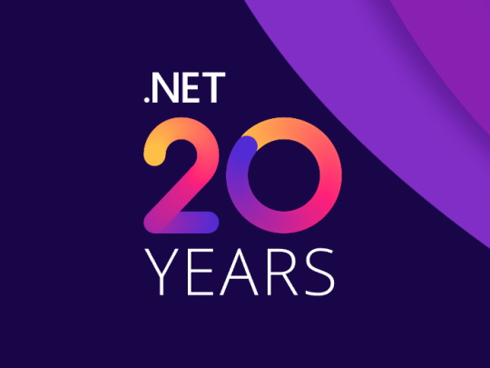 .NET開発プラットフォームが生誕20周年を迎える