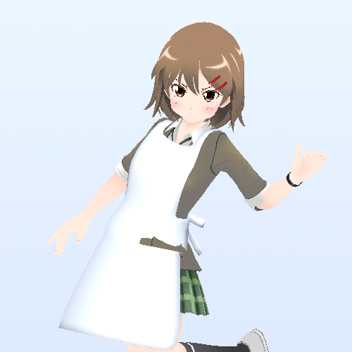 エプロンに穴が開いてお怒りの慧さん