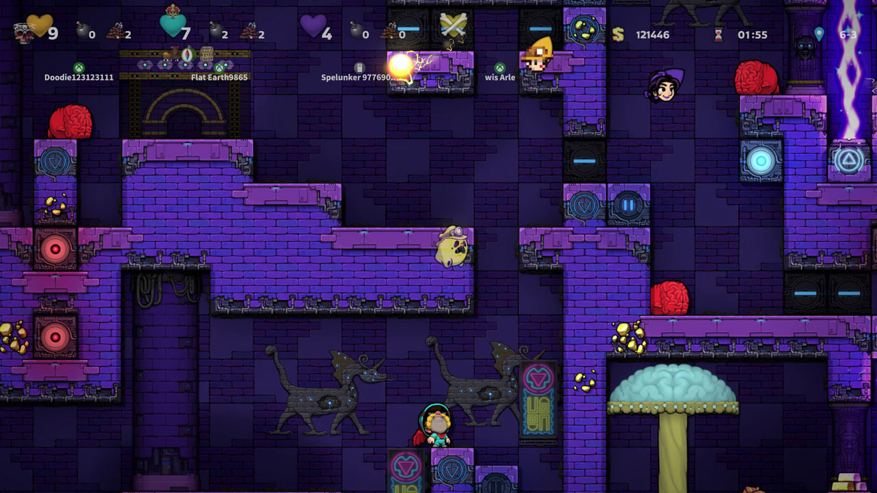 オンラインで4人同時プレイが可能。上手な人のプレイを見られることも（筆者は既に死んでいる）