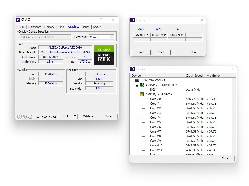グラフィック関連の情報を表示する［Graphics］タブと各種ツール