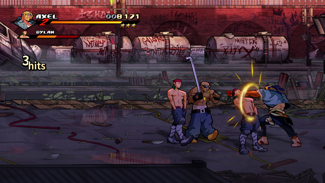 ボタン連打でコンボになる