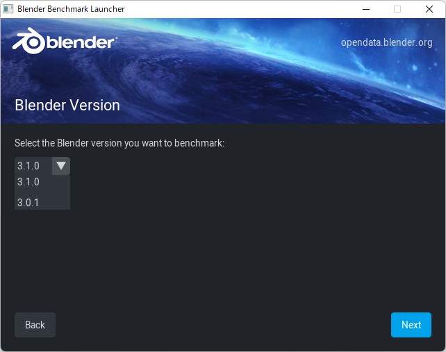 v3.xベースとなった新しい「Blender」ベンチマーク