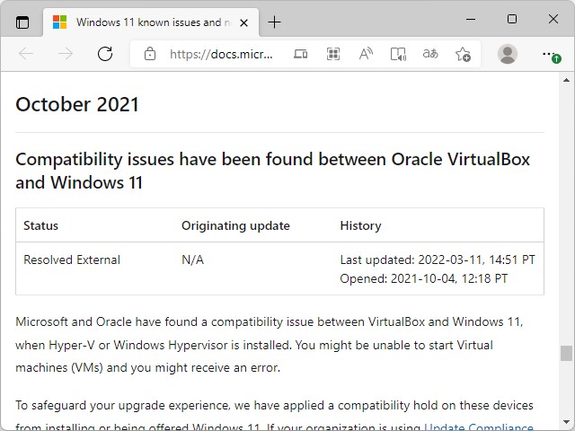 同社のドキュメントページ