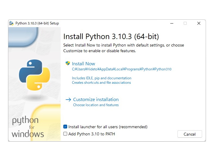 「Python 3.10.3」が公開