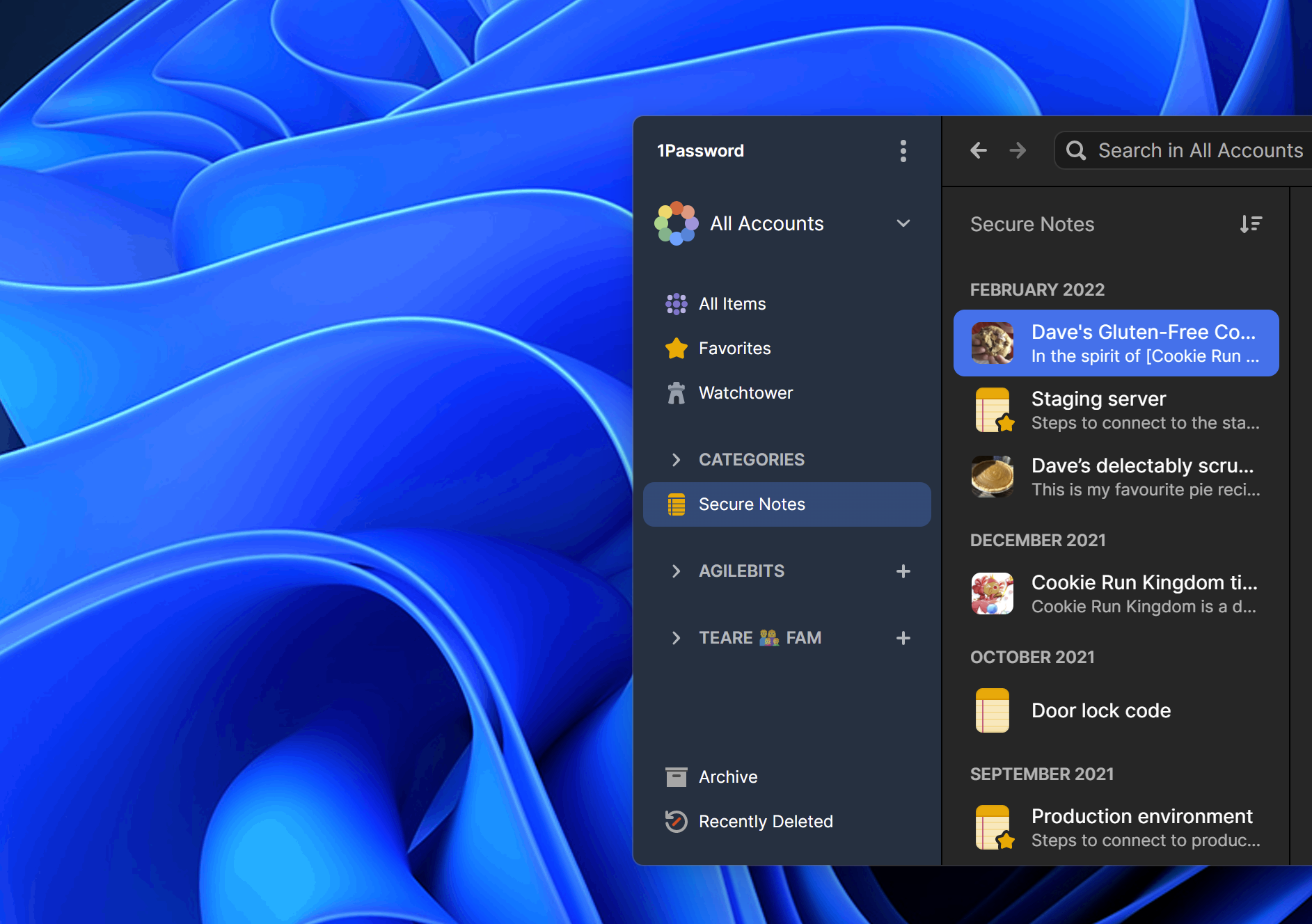 「1Password 8.6 for Windows」では、サイドバーを改善