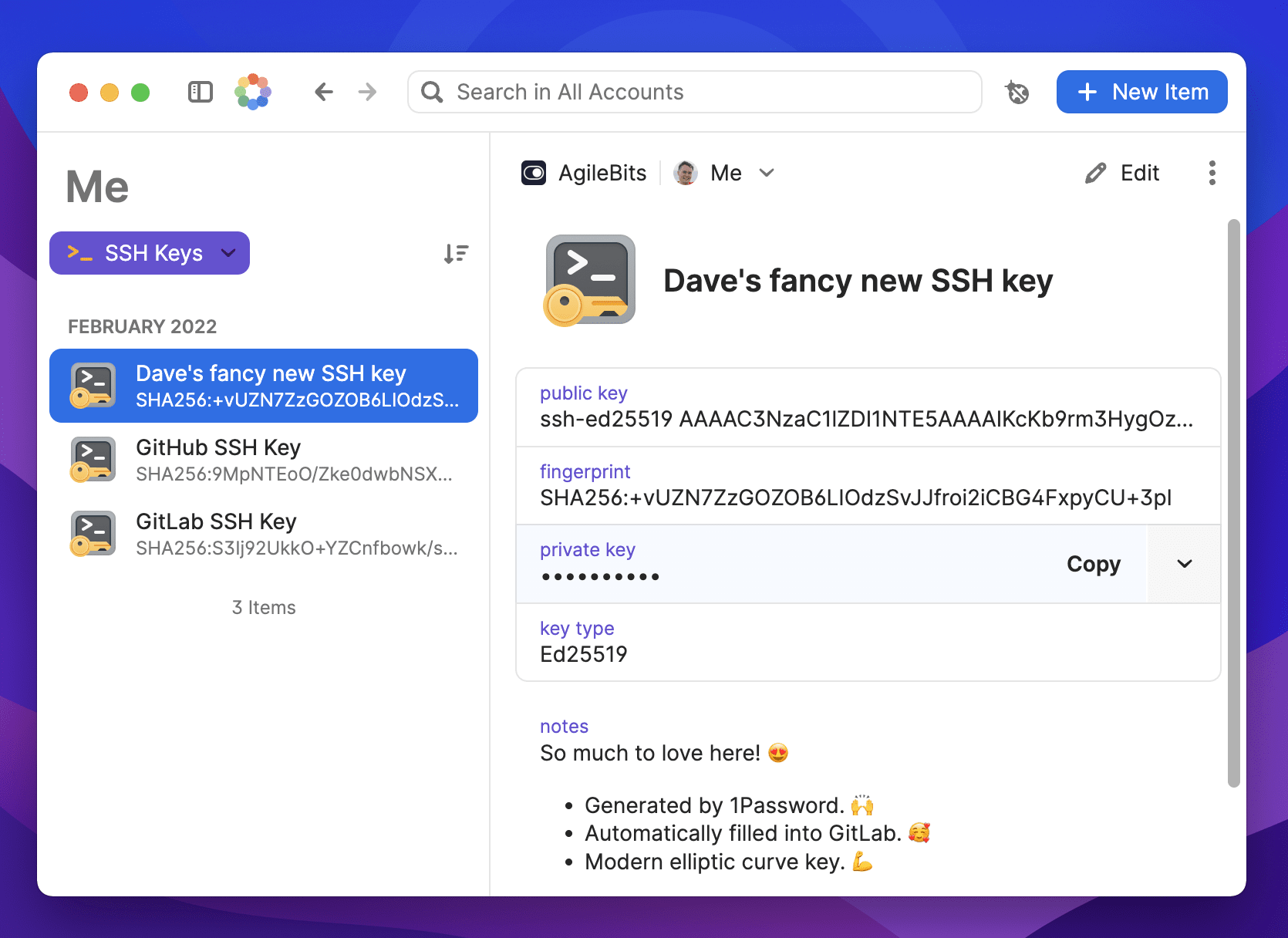 鍵の生成や管理を任せられるように