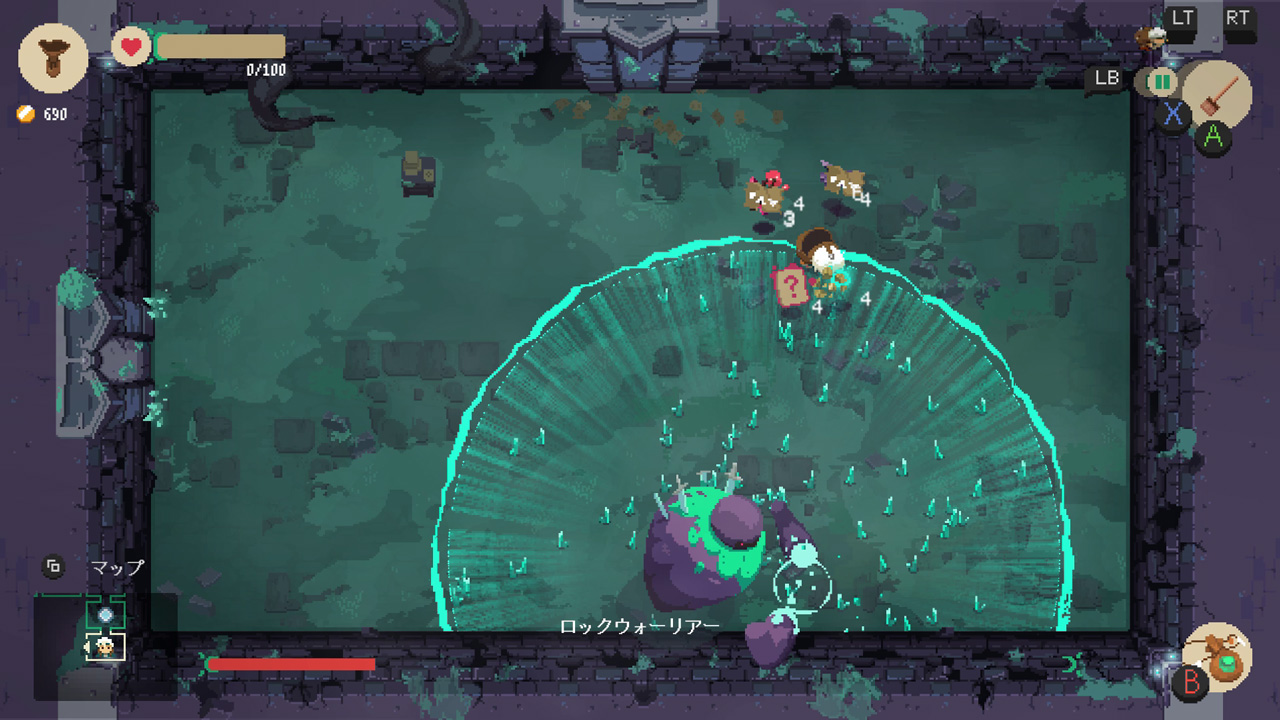 アクションは単純ながら難しく、中には強力なボスもいる