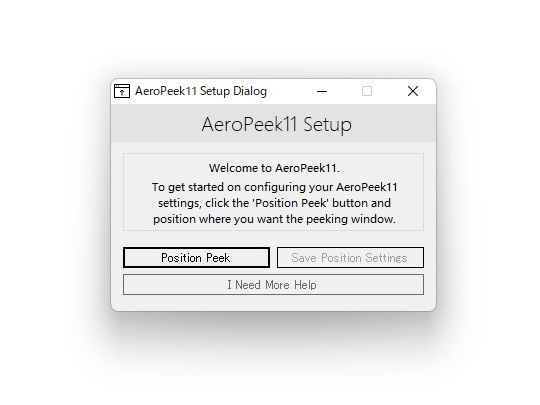 「AeroPeek」をWindows 11で実現する野心的アプリ「AeroPeek11」