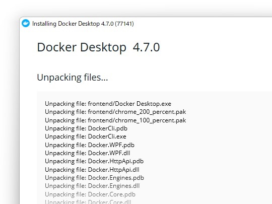 「Docker Desktop 4.7.0」が公開