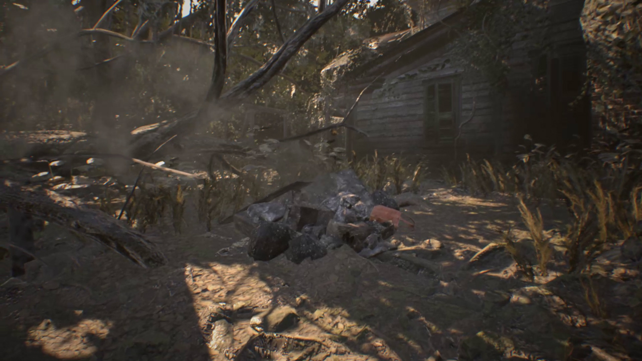 煙がくすぶっている、ということは誰かいたのでは……？