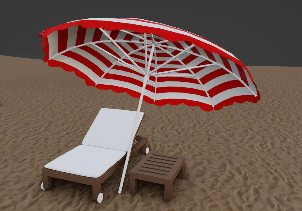 「BeachFurniture」コレクションのオブジェクト