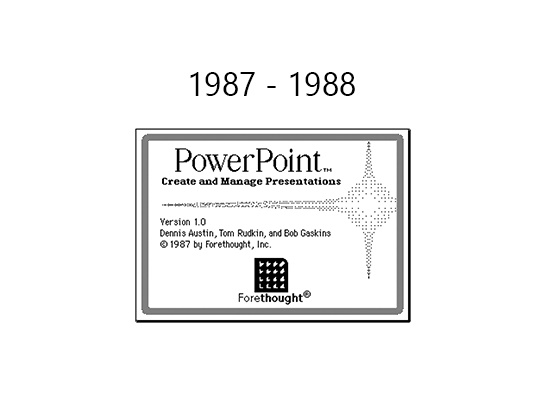 Forethought社時代の「PowerPoint」