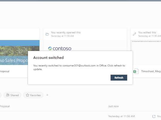 ただし、一度にアクティブになるのはアプリごとに1つのアカウントのみ