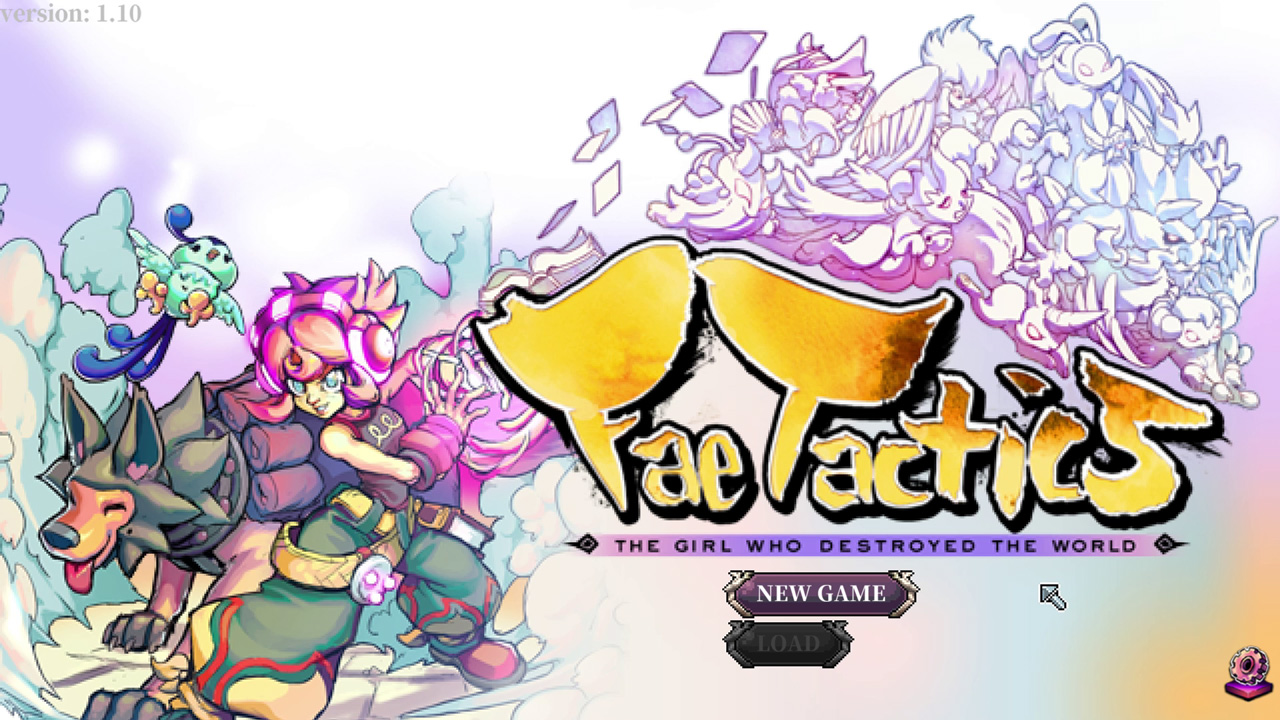 「Fae Tactics」のタイトル画面
