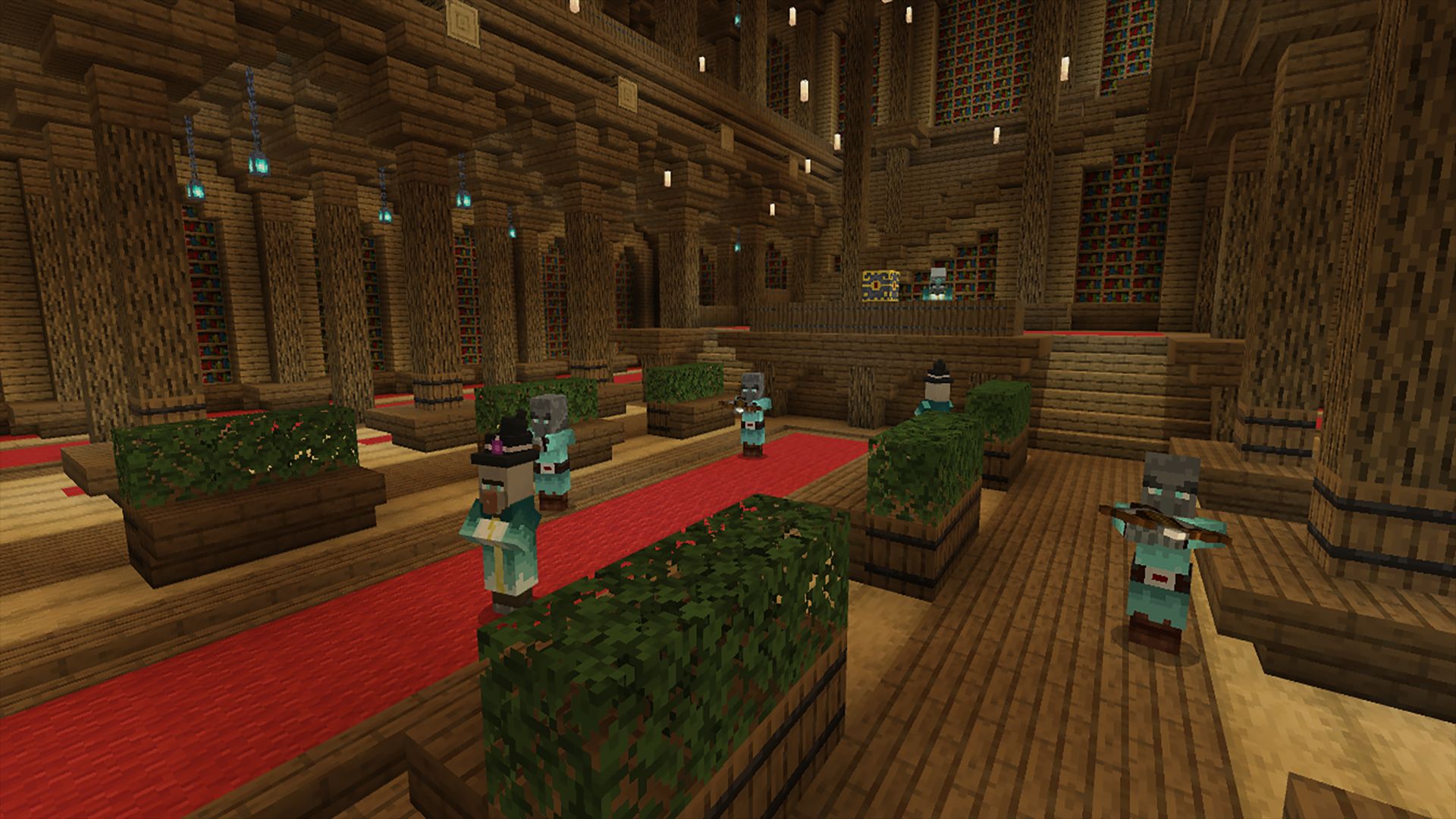 浮遊城の財宝を守る敵が近接攻撃や魔法を駆使してプレイヤーを苦しめる