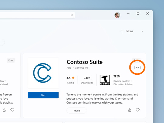 開発したアプリをPRできる「Microsoft Store Ads」