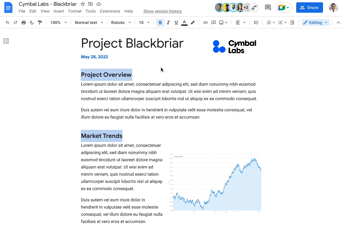 「Google ドキュメント」上で複数テキストの選択・一括編集が可能に