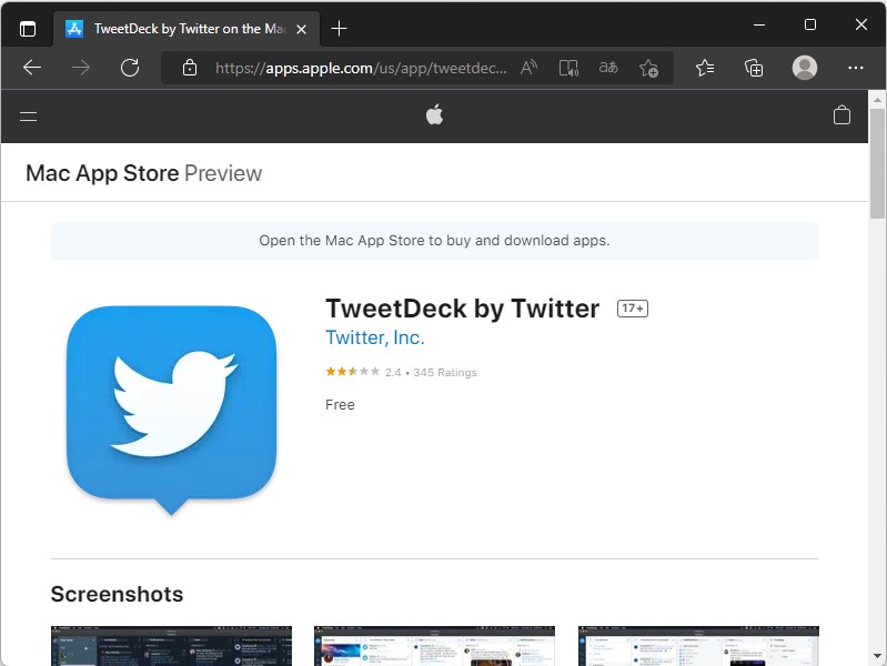 Mac版「TweetDeck」アプリが7月1日で提供を終了