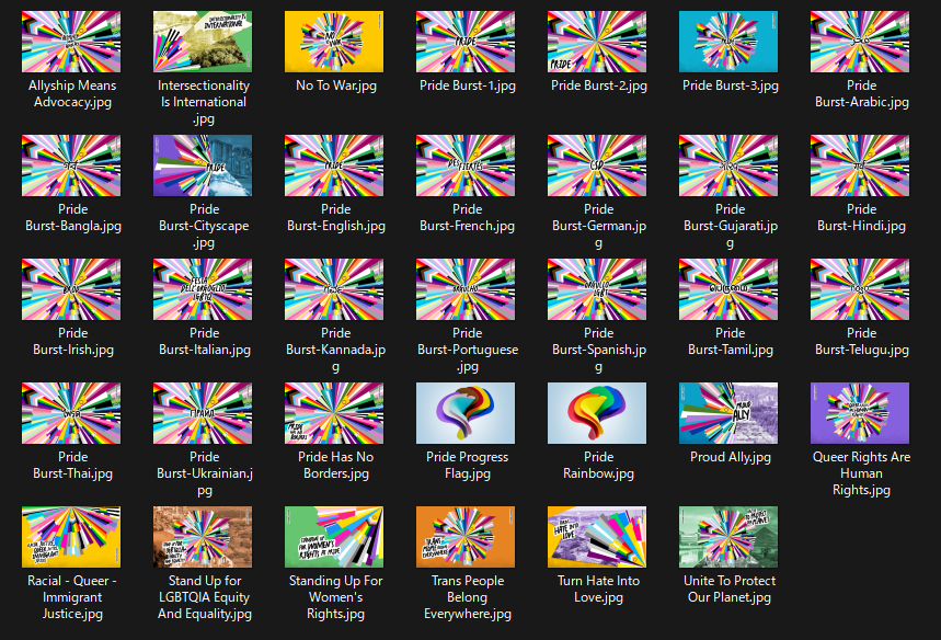 「Microsoft Unlocked」で配布されているWindows用の壁紙
