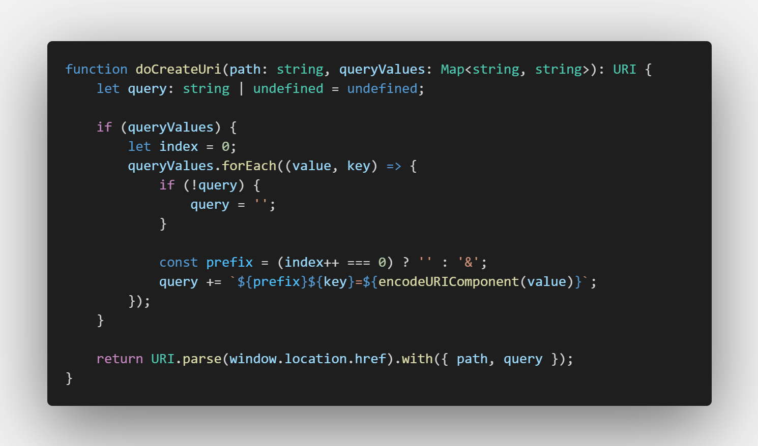 「Polacode」でプリントアウトしたソースコードの例