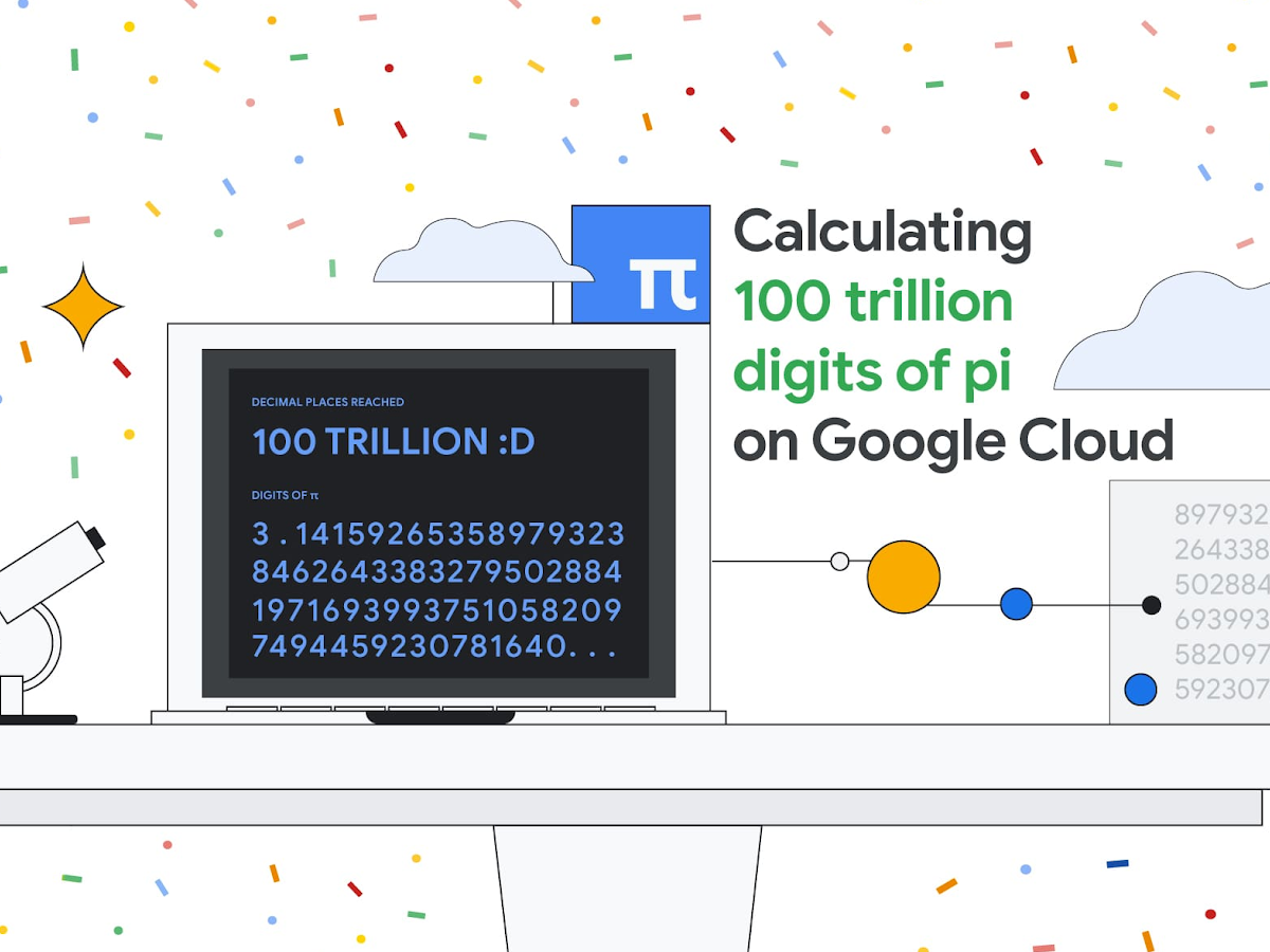Google、100兆桁の円周率計算に成功し、世界記録を更新
