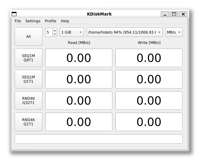 「CrystalDiskMark」のLinux版（？）「KDiskMark」