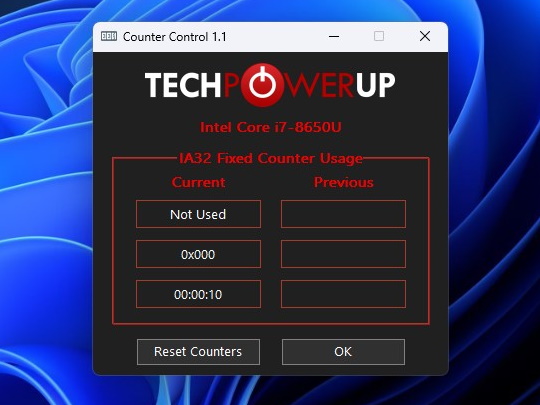 「Intel Core」プロセッサーのパフォーマンスカウンターを監視して、その状態をログに記録するツール「Counter Control」