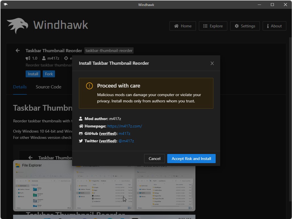OSのカスタマイズツールは、マルウェアであった場合の影響が大きい。十分注意して導入するようにしたい