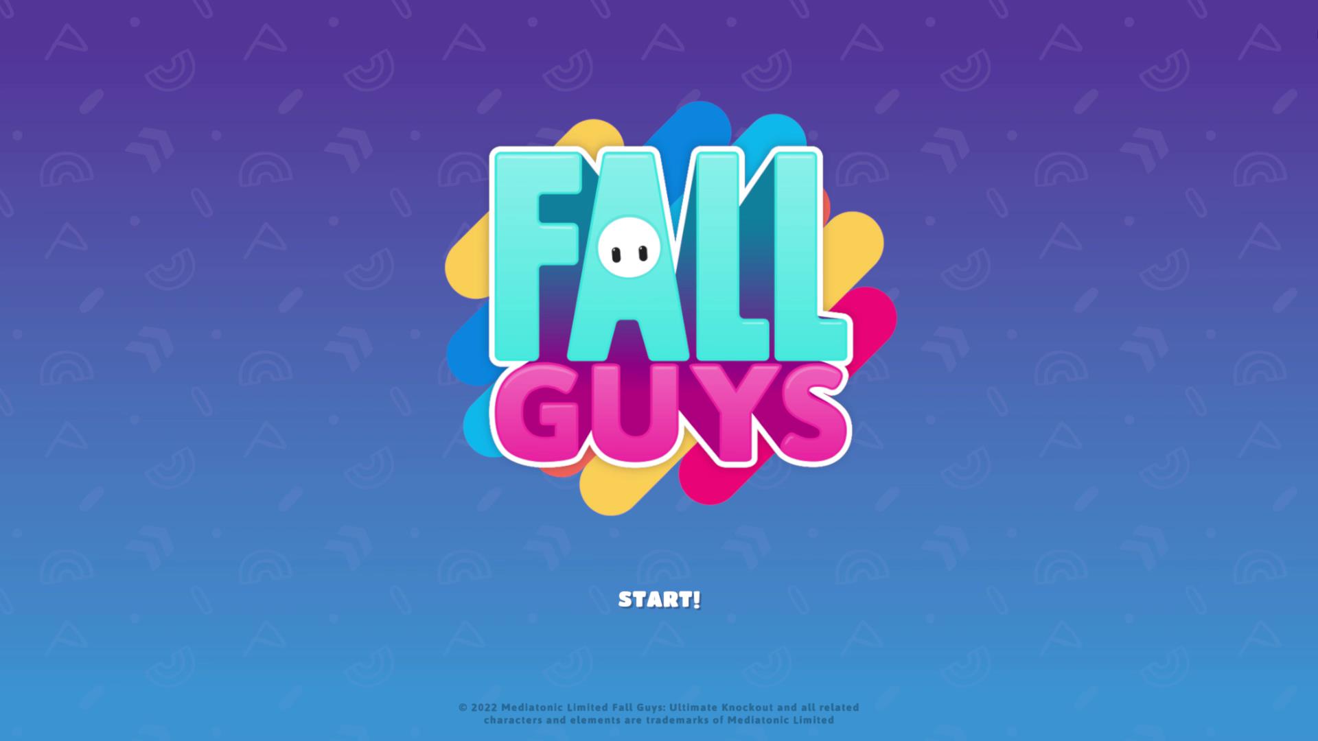 「Fall Guys」のタイトル画面