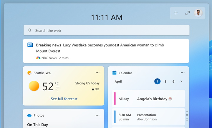 その詳細はウィジェットボードで確認できる