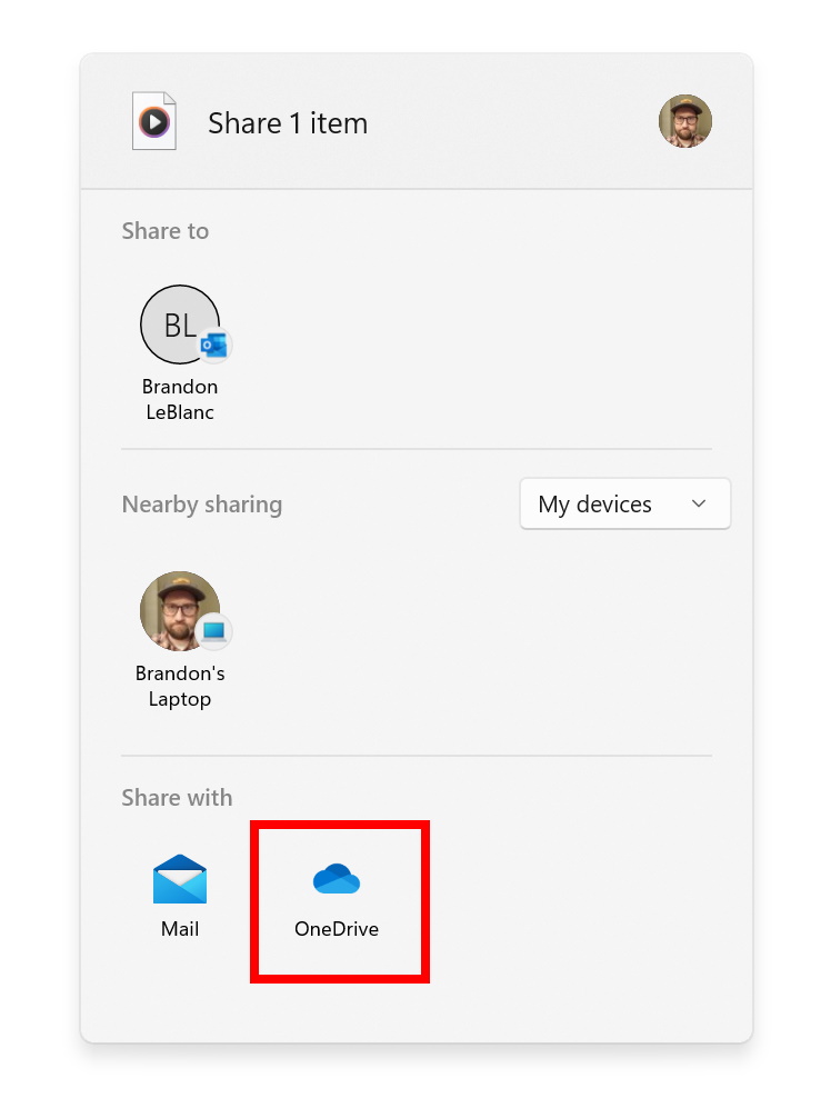 ファイルを直接「OneDrive」へ保存