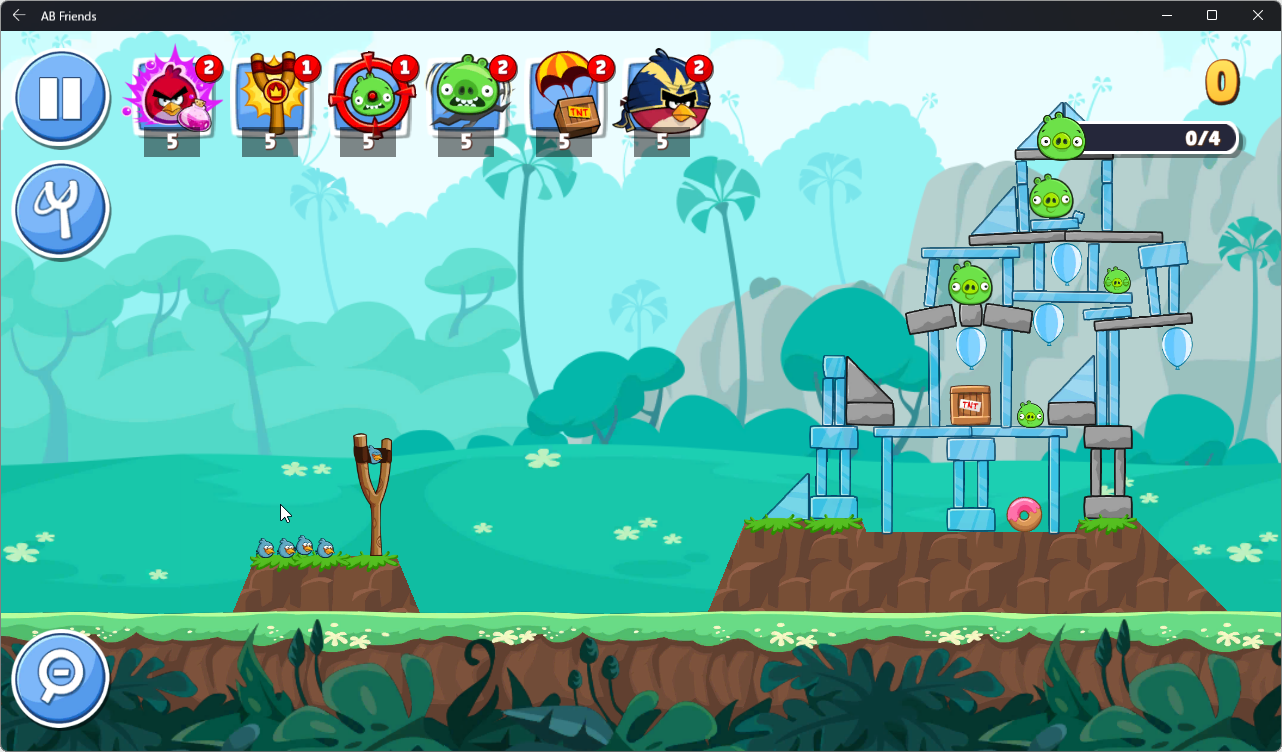 Android版の「Angry birds Friends」