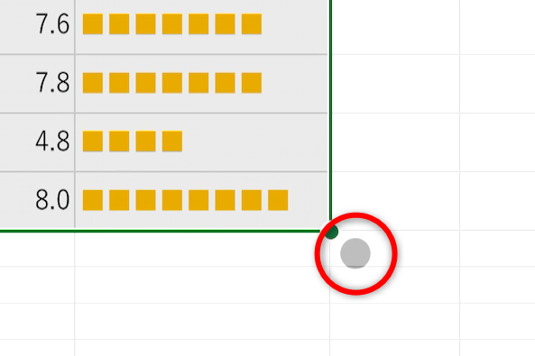 初期設定のままのポインター。コントラストは低く目立たない