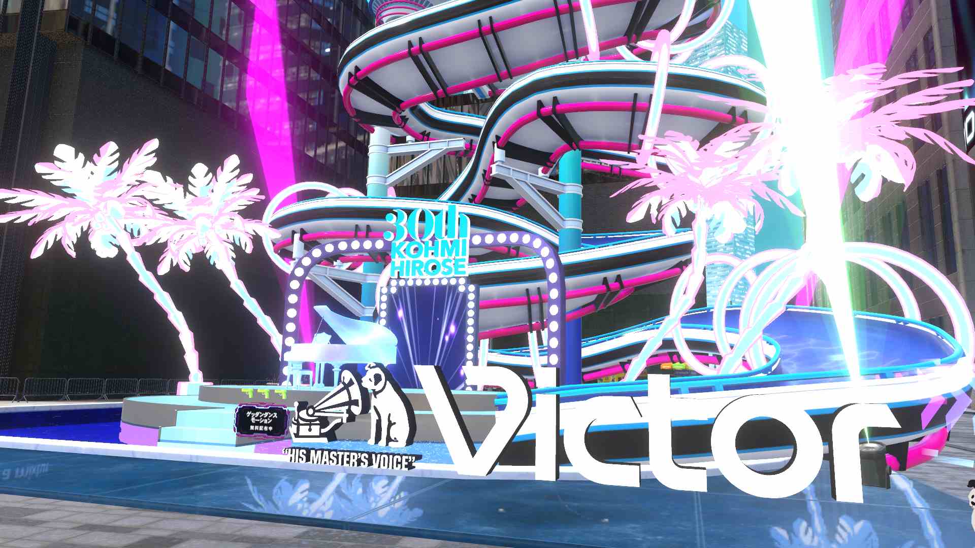 先日VRChatで開催された「バーチャルマーケット2022 Summer」ではさまざまな企業がメタバース上にブースを出展していた