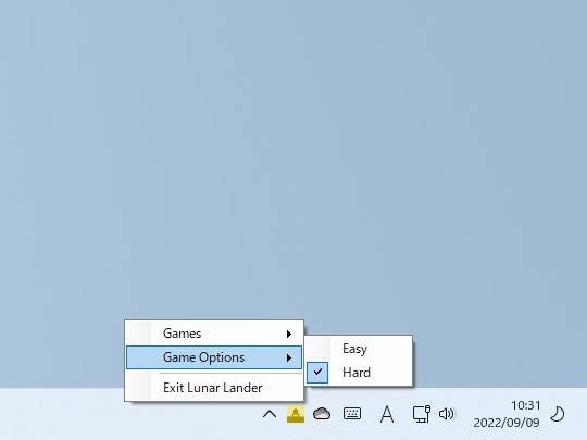 タスクトレイに常駐し、ファイル操作ダイアログのグラフにゲームをオーバーレイ表示する。難しすぎる場合はゲームレベルの調整を