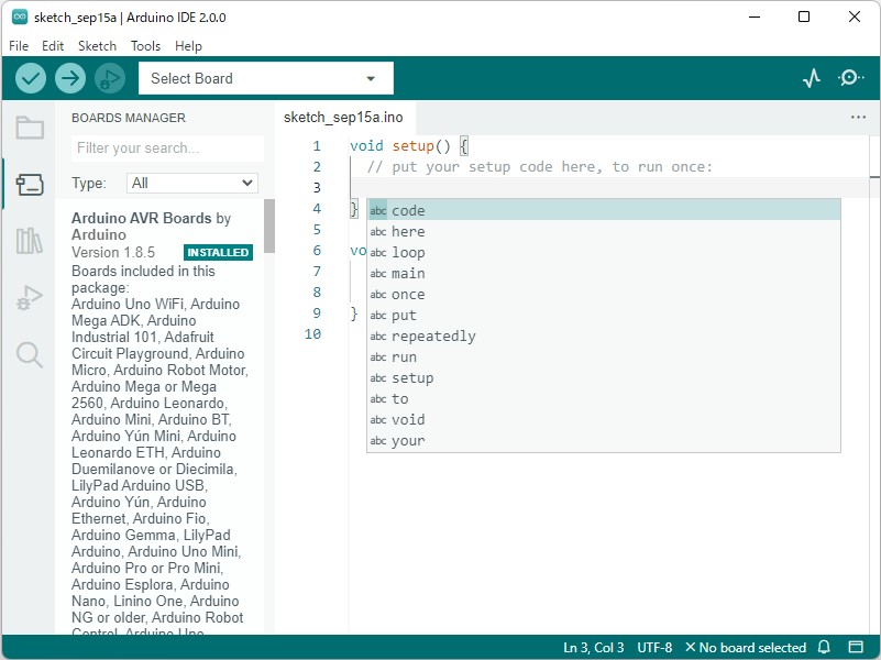 サイドバーで機能を切り替え。入力補完などの新機能も