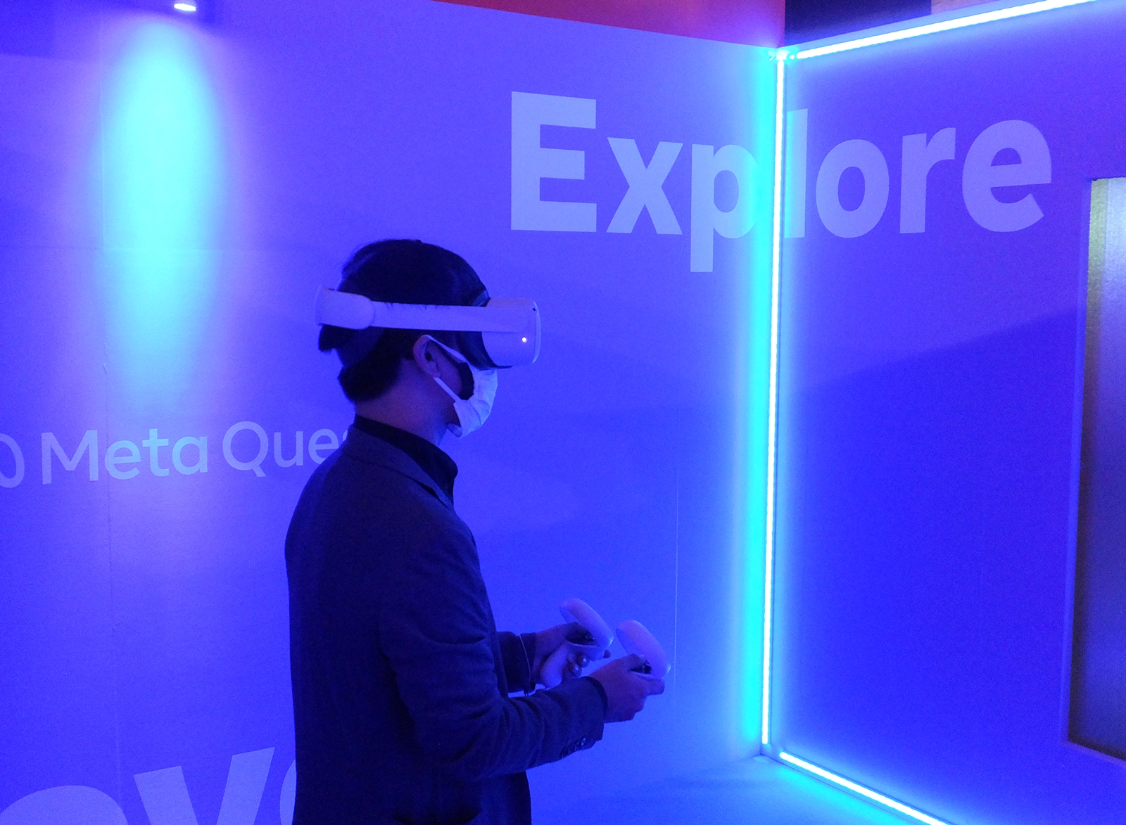 Metaブース内には部屋をイメージしたボックスを用意。そこで既存の人気タイトルから、開発中の新作タイトルまでを含めた計7タイトルがプレイ可能