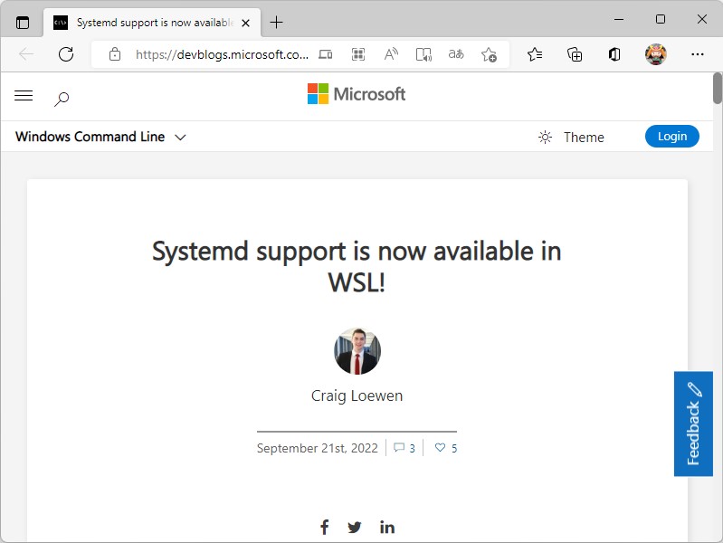 公式ブログ「Windows Command Line」